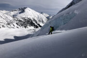 Snowboarder Big Line Twin One Glacier