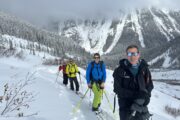 Overload Glacier Ski Run Near Spearhead Hut Whistler Backcountry Skiing